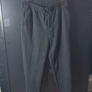 Zara Men's Black Sweatpants with Drawstring